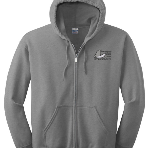 ADULT  Full Zip Hooded Sweatshirt Thumbnail