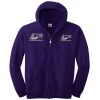 [Embroidered] ECMS Adult Full Zip Hooded Sweatshirt Thumbnail