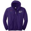 [Embroidered] ECMS Adult Full Zip Hooded Sweatshirt Thumbnail