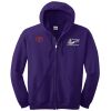 [Embroidered] ECMS Adult Full Zip Hooded Sweatshirt Thumbnail