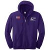 [Embroidered] ECMS Adult Full Zip Hooded Sweatshirt Thumbnail