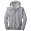 [Embroidered] ECMS Youth Full-Zip Hooded Sweatshirt Thumbnail